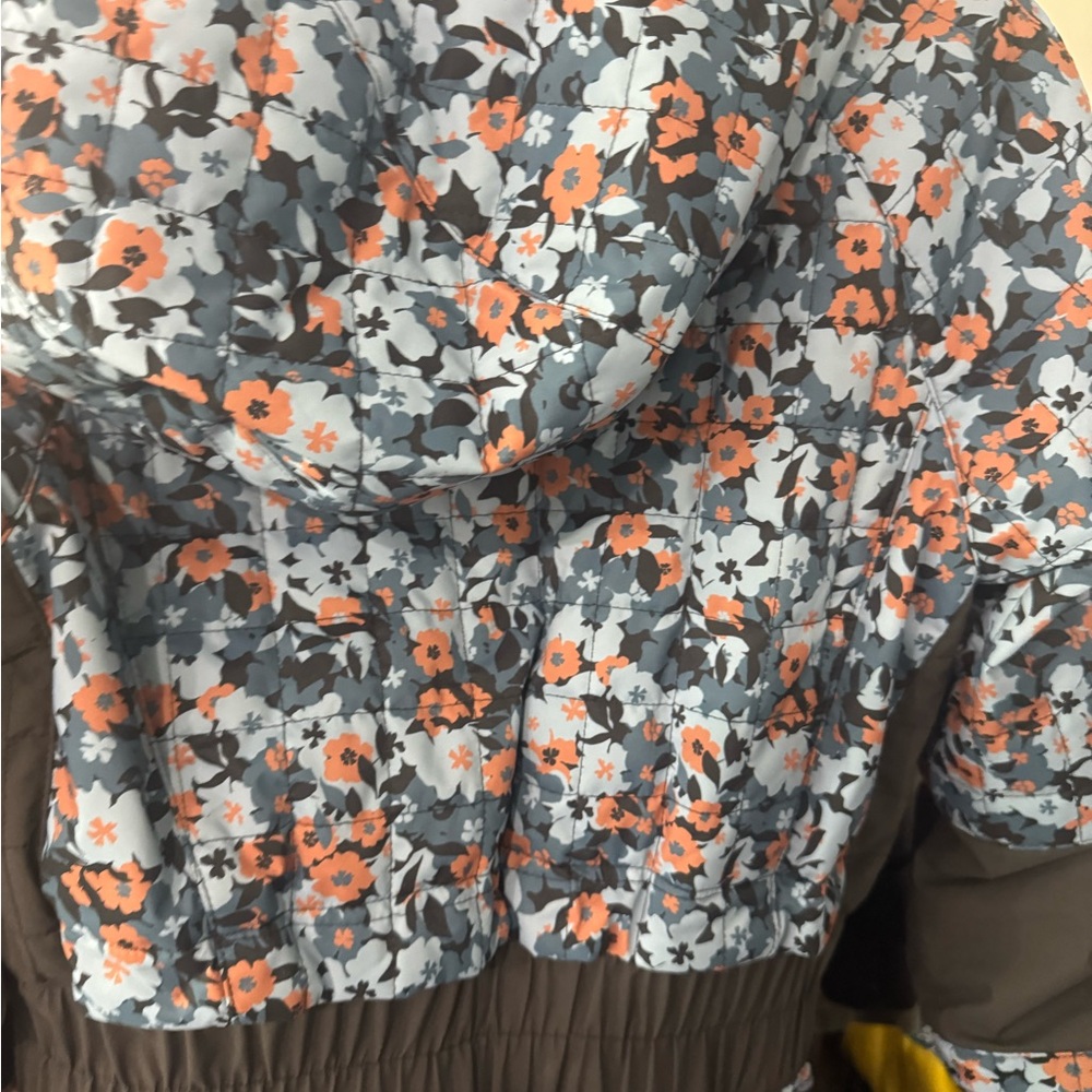 FP Movement by Free People Blue Floral Ski Jacket - Picture 4 of 11